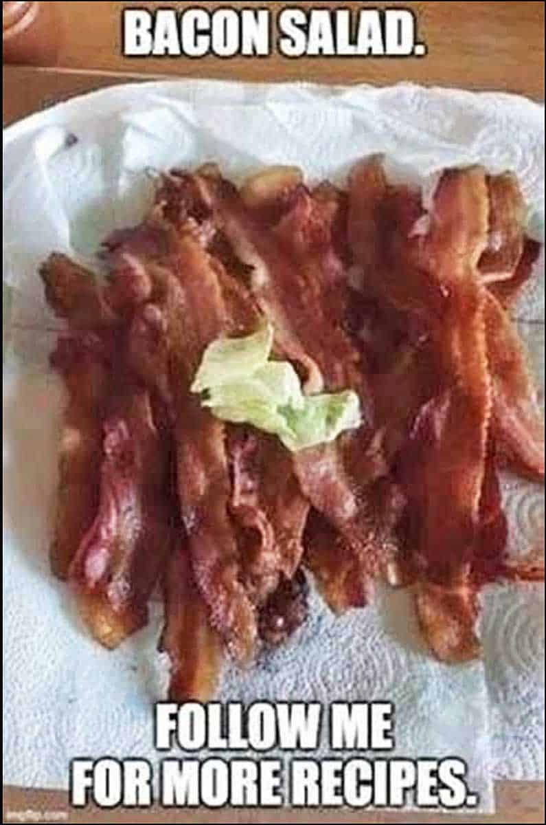 Bacon salad meme 1