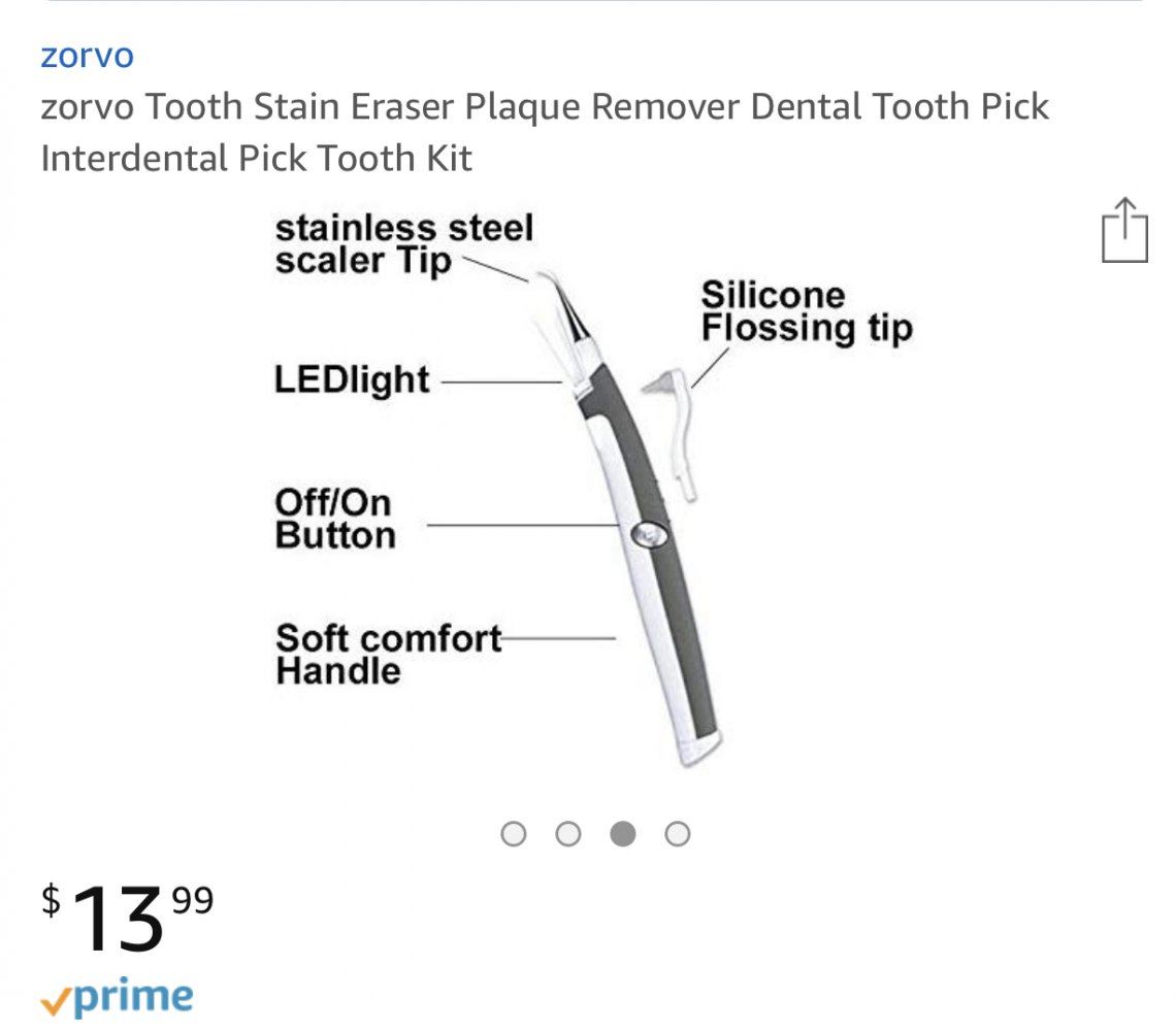 Have you ever used a dental ultrasonic stain eraser to clean glass