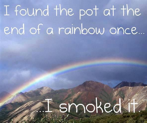 Pot at the end of the rainbow