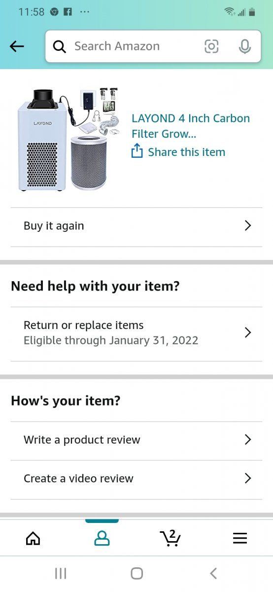 Screenshot 20220111 115802 Amazon Shopping